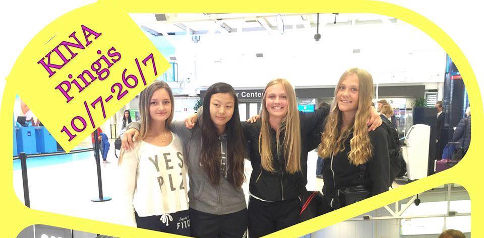 Kornelia på läger i Kina!